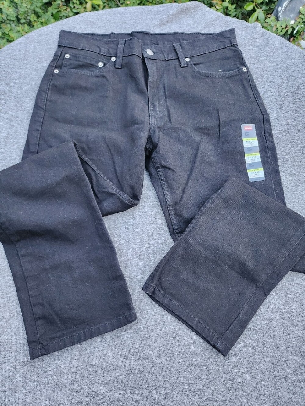 Levi's 511 Flex Slim Black Straight-Leg Jeans Size W33 X L30